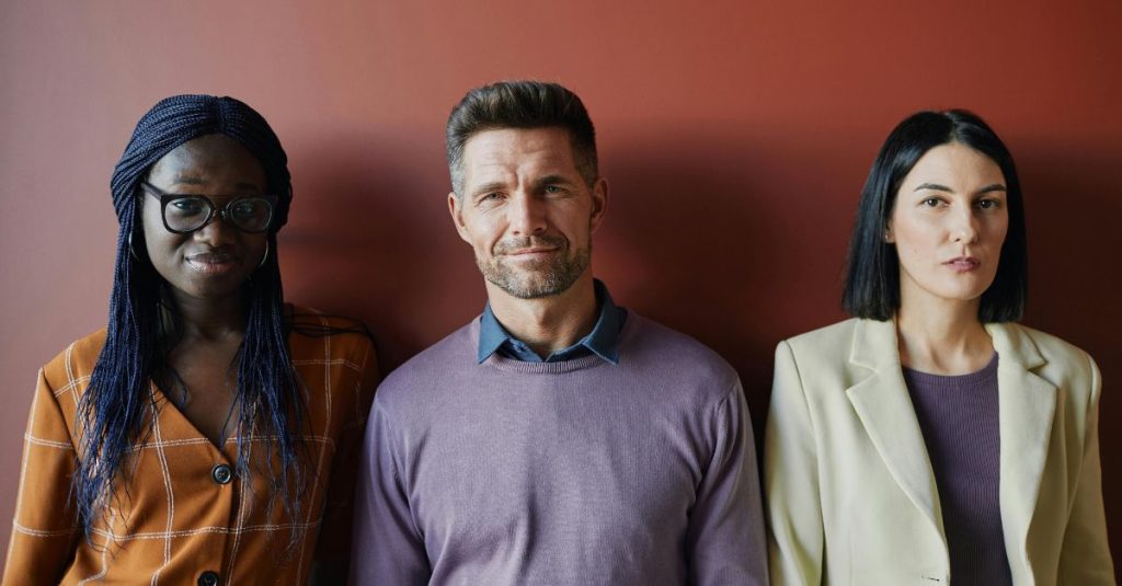 Three different employees