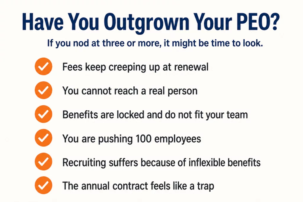 Have you outgrown your PEO?
